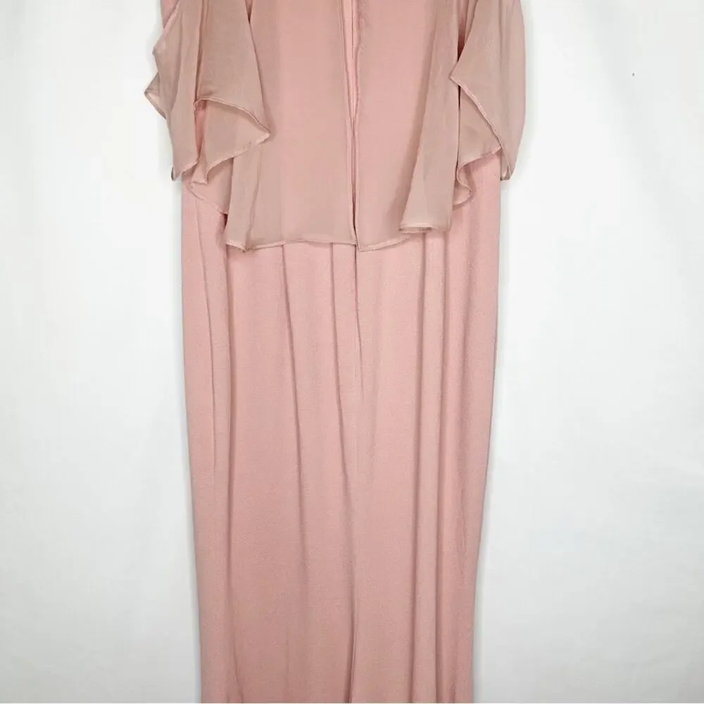 DRESS THE POPULATION Pink Maxi Dress NWT in Medium - Picture 6 of 8